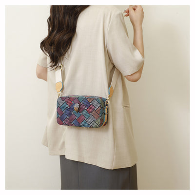 Bolsa para Cámara Elegante Multicolor con Diseño Águila y Correa Ancha - Image 36
