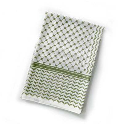 Pañuelo Árabe de Gasa Estampado a Cuadros - Image 8