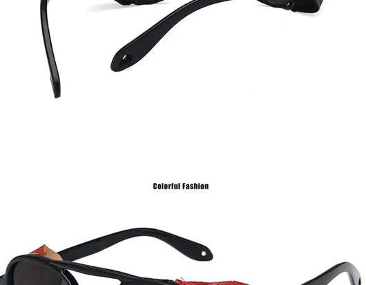 Gafas de Sol Steampunk Marco Grande Antivienta - Image 12