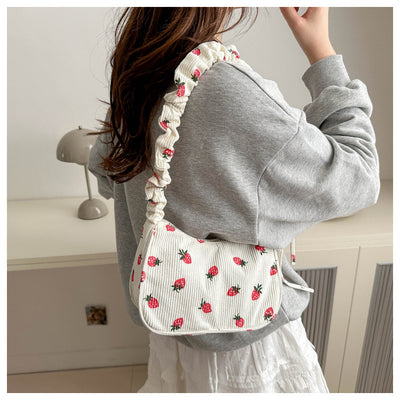 Bolsa Cuadrada de Pana Versátil para Commuter - Image 17
