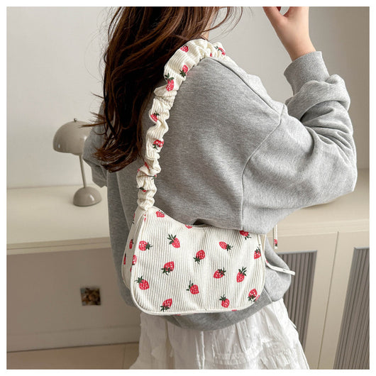 Bolsa Cuadrada de Pana Versátil para Commuter - Image 17