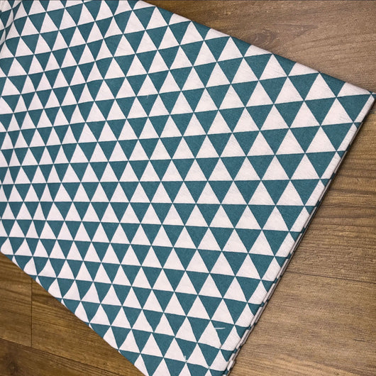 Almohada Decorativa y Cortina de Tela Estampada Algodón y Lino con Patrón Triangular - Image 14
