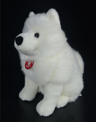 Peluche Samoyedo Realista - Juguete Animal de Simulación - Image 11