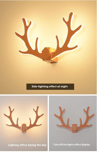 Lámpara de Pared Cuernos Nórdicos Diseño Moderno para Dormitorio - Image 22
