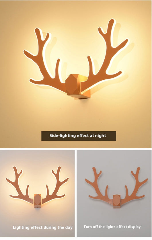 Lámpara de Pared Cuernos Nórdicos Diseño Moderno para Dormitorio - Image 22