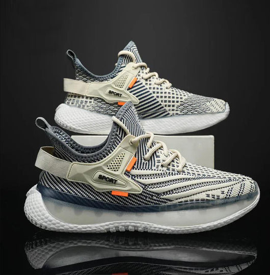 Tenis Casual Hombre Malla Transpirable con Plataforma y Cierre Fly - Image 10