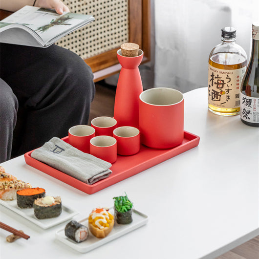 Juego de Sake y Vino Tinto en Cerámica - Image 12