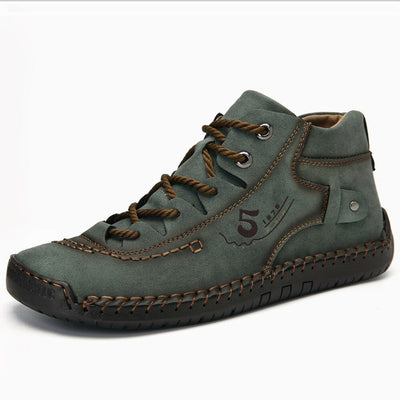 Botas Martin Bajas Cosidas a Mano - Estilo Outdoor Casual para Hombre - Image 12