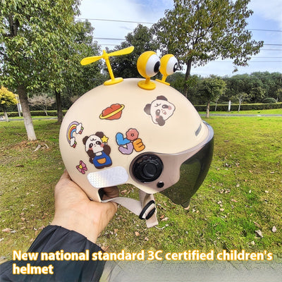Casco Moto Eléctrica con Protección Solar para Niños y Niñas - Image 10