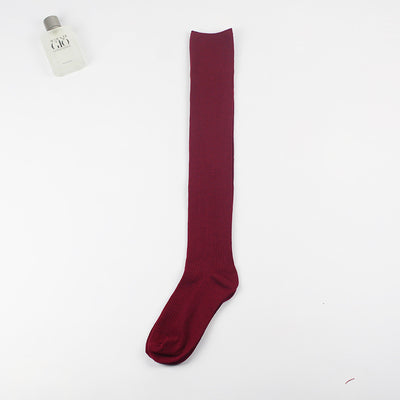 Calcetines Hasta la Rodilla con Rayas Verticales y Efecto Fruncido - Image 7