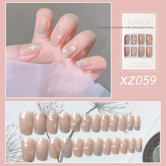 Uñas Postizas Diseño Tulipán Pintadas a Mano - Image 18