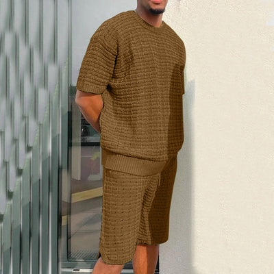 Conjunto de Verano para Hombre - Camisa Suelta y Pantalones Cortos 2 Piezas - Image 10