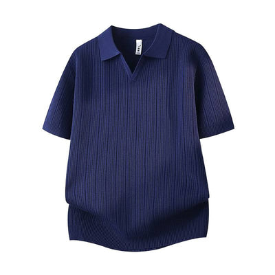 Camisa Casual Slim Fit Cuello Solapa Manga Corta Hombre - Image 5
