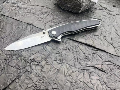 Cuchillo Plegable de Supervivencia con Mango de Fibra de Nylon - Image 20