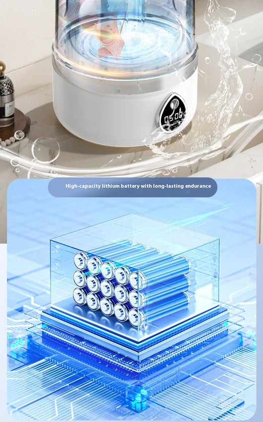 Lavadora Portátil Automática Mini con Carga USB - Image 14