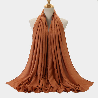 Pañuelo Cuadrado de Algodón y Lino - Diseño Liso y Versátil - Image 19