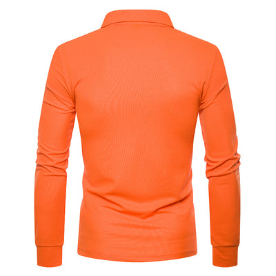 Camisa Casual de Manga Larga Slim Fit con Cuello de Color - Image 23