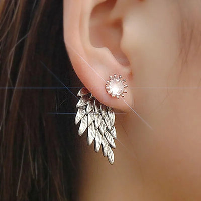 Aretes de Alas de Ángel con Diamantes - Image 10