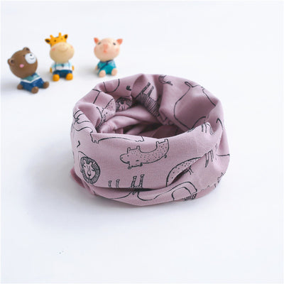Bufanda Infantil de Algodón Estampada Cálida - Image 18