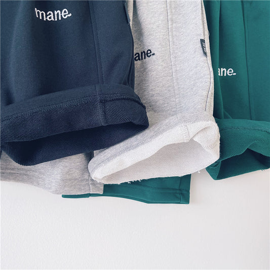 Pantalones Cortos Casuales de Algodón con Cintura Elástica para Niños - Image 2