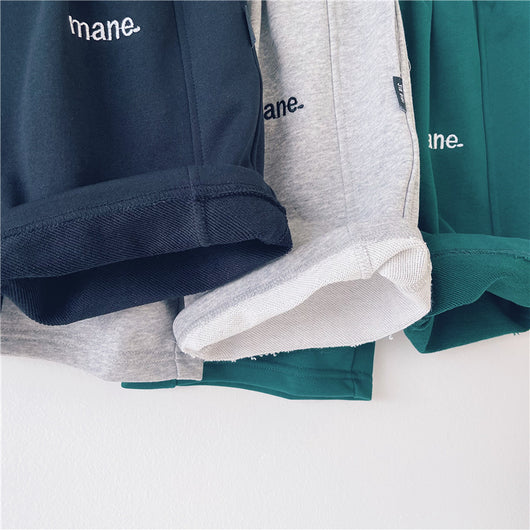 Pantalones Cortos Casuales de Algodón con Cintura Elástica para Niños - Image 2