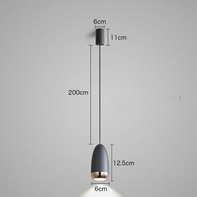 Lámpara Colgante LED Minimalista de Diseño Moderno para Dormitorio - Image 6