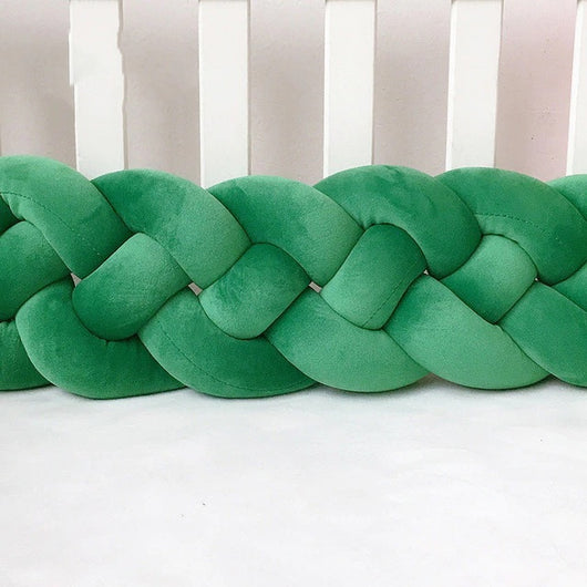 Protector de Cama Trenzado Anudado para Niños - Barrera de Seguridad Decorativa - Image 26