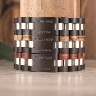 Pulsera de Madera de Sándalo con Lettering - Joya de Moda Artesanal - Image 9
