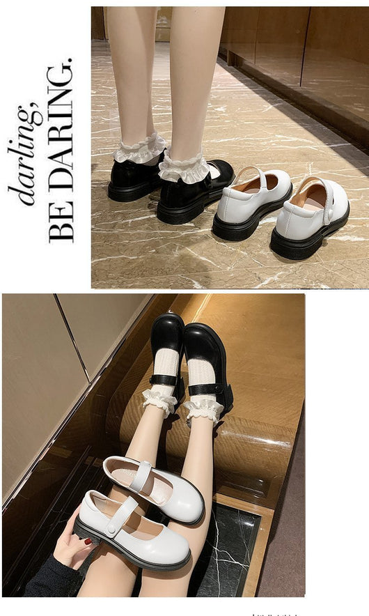 Zapatos Mary Jane Planos Estilo Universitario para Mujer - Image 18