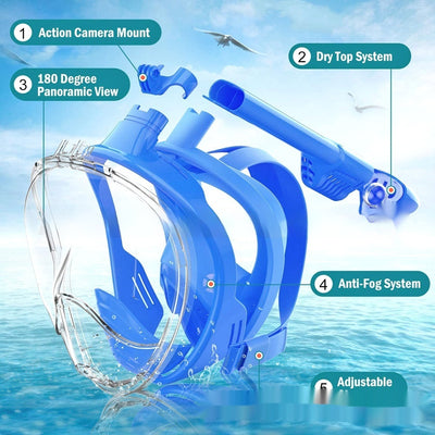 Máscara de Buceo Infantil Hermética con Tecnología Antivaho - Image 2