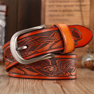 Cinturón para Hombre con Hebilla Águila - Image 13