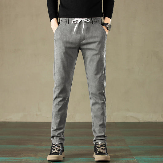Pantalones Deportivos Rectos Elásticos para Hombre - Image 6
