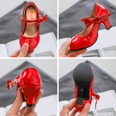 Zapatos de Cuero para Niñas con Tacón Alto - Diseño Casual y Elegante - Image 31