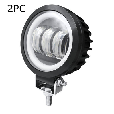 Faro Auxiliar LED con Ojo de Ángel para Motocicletas y Vehículos Todo Terreno - Image 11