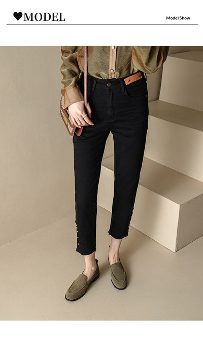 Zapatos Planos Mujer Otoño con Tacón Grueso y Punta Baja - Image 14