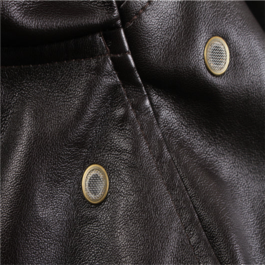 Abrigo de Piloto con Cuello de Piel - Unisex Air Force - Image 4