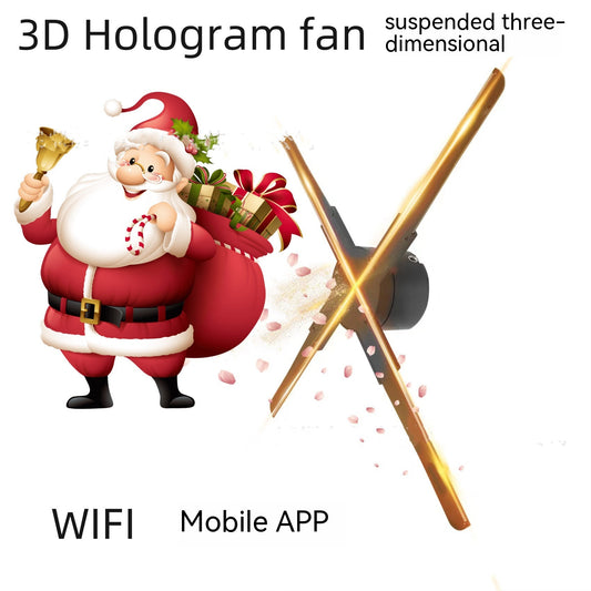 Ventilador Holográfico 3D LED de 52CM con WiFi y Control por App
