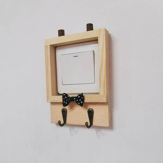 Marco Decorativo Hidropónico con Enchufe de Madera y Pegatinas - Image 36