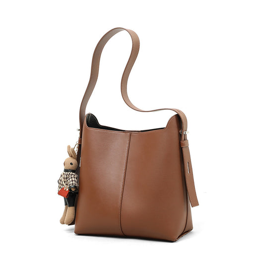 Bolsa Shoulder Bucket de Cuero - Gran Capacidad para Todo lo que Necesitas - Image 11