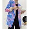 Saco Cruzado Tie-Dye en Poliéster - Diseño Moderno y Versátil