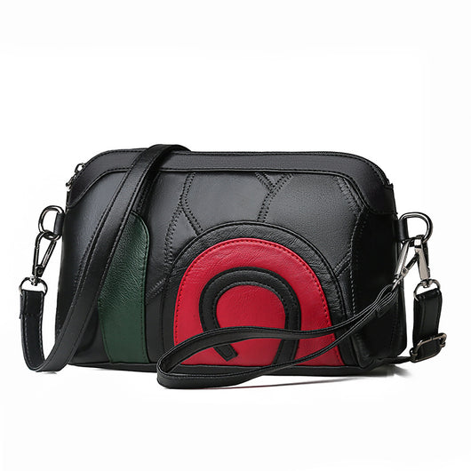 Bolso de Cuero para Mujer con Detalles en Contraste - Image 13