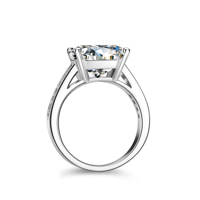 Anillo de Moissanita 5 Quilates en Plata S925 para Mujer - Image 5
