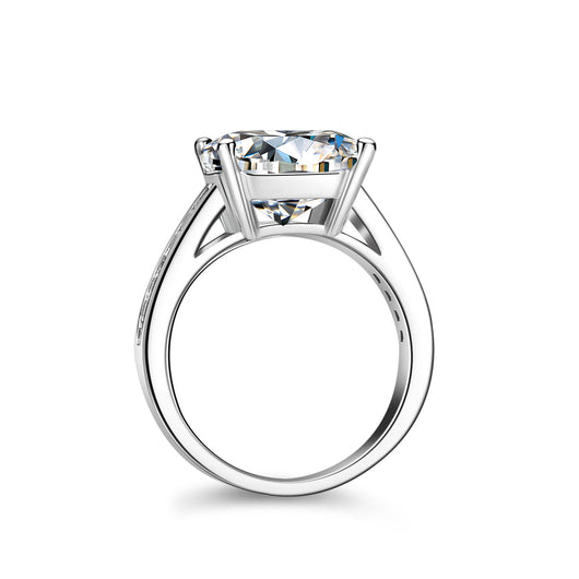 Anillo de Moissanita 5 Quilates en Plata S925 para Mujer - Image 5