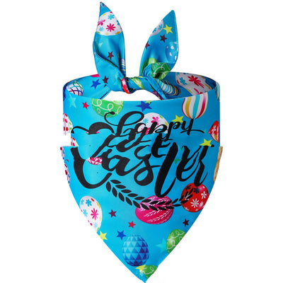 Pañuelo Triangular Absorbente para Mascotas - Diseño Conejito Pascua - Image 10