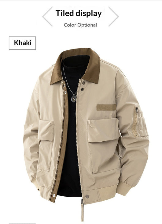 Chaqueta Piloto Retro para Hombre - Estilo Vintage Workwear - Image 18