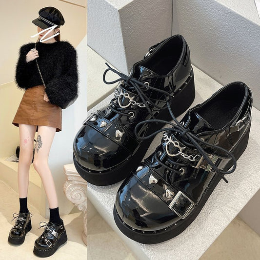 Zapatos Mary Jane Escolares con Suela Reforzada - Negro