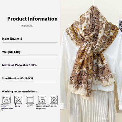 Pañuelo Foulard de Seda Premium con Protección Solar - Diseño Clásico Versátil - Image 17