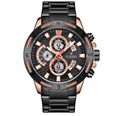Reloj de Cuarzo Impermeable con Esfera Grande y Luz Nocturna - Image 3