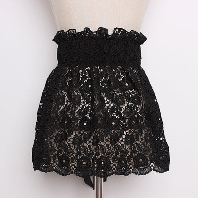Vestido Camisero con Cinturón Ancho Adornado - Image 7