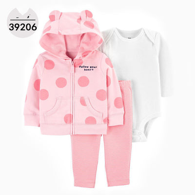 Conjunto Infantil 3 Piezas: Sudadera con Capucha, Manga Larga y Pantalón - Image 42